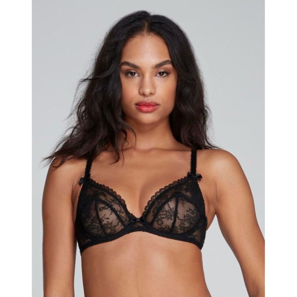 Agent Provocateur Hinda Black Bra 32e Nwt $215